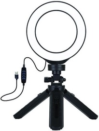 Apgaismojums Puluz Ring Lamp PKT3058B, melna