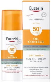 Солнцезащитный крем Eucerin Oil Control Dry Touch SPF50+, 50 мл