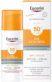 Apsauginis kremas nuo saulės Eucerin Oil Control Dry Touch SPF50+, 50 ml