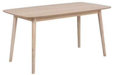 Pusdienu galds Nagano, bēša/ozola, 150 cm x 80 cm x 75.5 cm