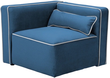 Moduļu dīvāna elements Kayoom Presley 125, tumši zila, 87 x 86 x 68 cm