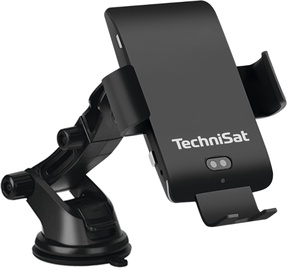Auto telefona turētājs TechniSat SmartCharge 1, 4.7 - 6.4 ", melna