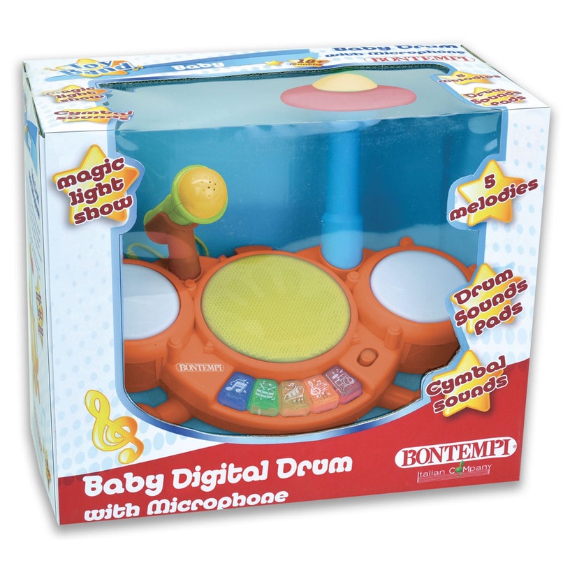 Laste trumm Karupoeg Puhh OÜ Bontempi Baby Digital Drum