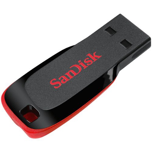 USB zibatmiņa SanDisk Cruzer Blade, melna, 128 GB
