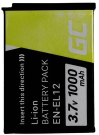 Аккумуляторные батарейки Green Cell EN-EL12, CB67, 1000 мАч, 1 шт.