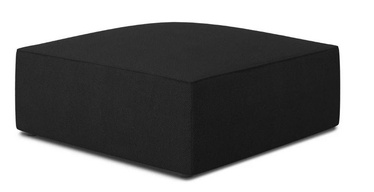 Пуф Micadoni Home Ruby Structured, черный, 93 см x 93 см x 40 см
