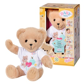 Mīkstā rotaļlieta Baby Born Plush Bear, balta/bēša, 43 cm