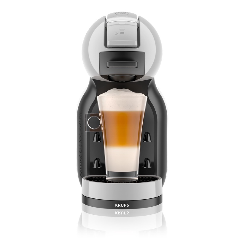 Kapsulas kafijas automāts Krups Dolce Gusto Mini Me KP123B, balta/pelēka