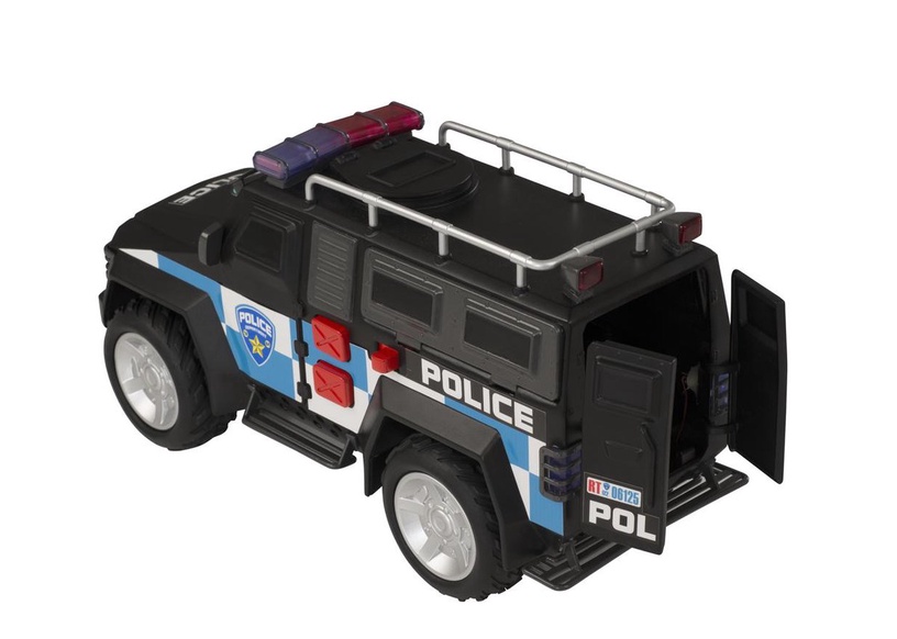 Rotaļlietu policijas automašīna Flota Miejska Police 63971, melna