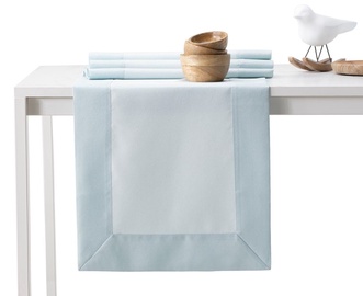 Galda celiņš DecoKing Pure BRD, gaiši zila, 300 x 40 cm