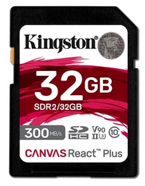 Карта памяти Kingston Canvas React Plus, 32 GB