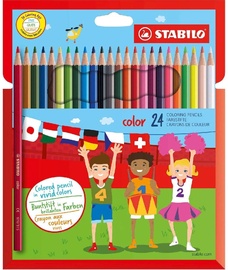 Цветные карандаши Stabilo Color, 24 шт.