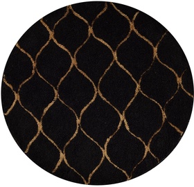 Vannas istabas paklājs Foutastic Infinity 359CHL1682, melna, 90 cm x 90 cm