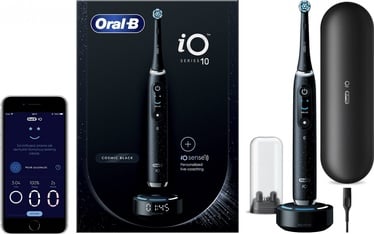 Электрическая зубная щетка Oral-B iO Series 10 Luxe Edition, черный