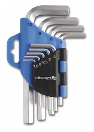 Комплект HÖGERT HT1W802, 10 мм, 1.5 - 10 мм, 9 шт.