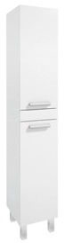Шкаф для ванной Deftrans Capri C32, белый/хромовый, 33 x 33 см x 170 см