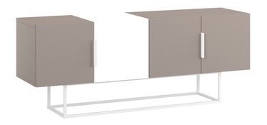 TV-laud Kalune Design Tontini, pruun/valge, 37.5 cm x 140 cm x 55 cm