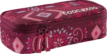 Пенал Coocazoo PencilDenzel Tribal Melange, 110 мм x 240 мм, бордо