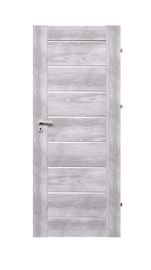 Полотно межкомнатной двери Domoletti KAMIRA, правосторонняя, серый, 203.5 x 74.4 x 4 см