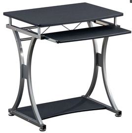 Kompiuterio stalas Techly Compact Desk, juodas/pilkas