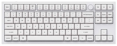 Клавиатура Keychron Q3 Shell White Hot-Swap Gateron G Pro Brown EN, белый