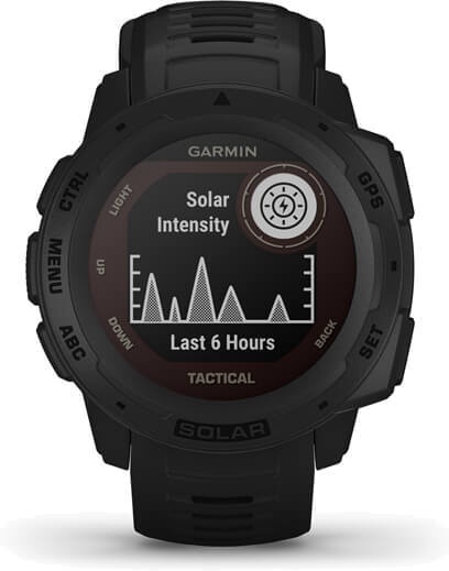 Умные часы Garmin Instinct® Solar Tactical Edition, черный