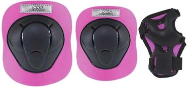 Комплект защиты фигуристов Nils Extreme Protector Set, M, черный/розовый