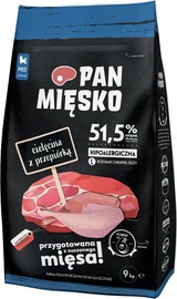 Sausā suņu barība Pan Miesko Veal with Quail for Puppies - L, liellopa gaļa/paipala, 20 kg