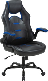 Biroja krēsls F-015, zila/melna