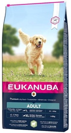 Gardums suņiem Eukanuba Premium, jēra gaļa/rīsi, 14 kg