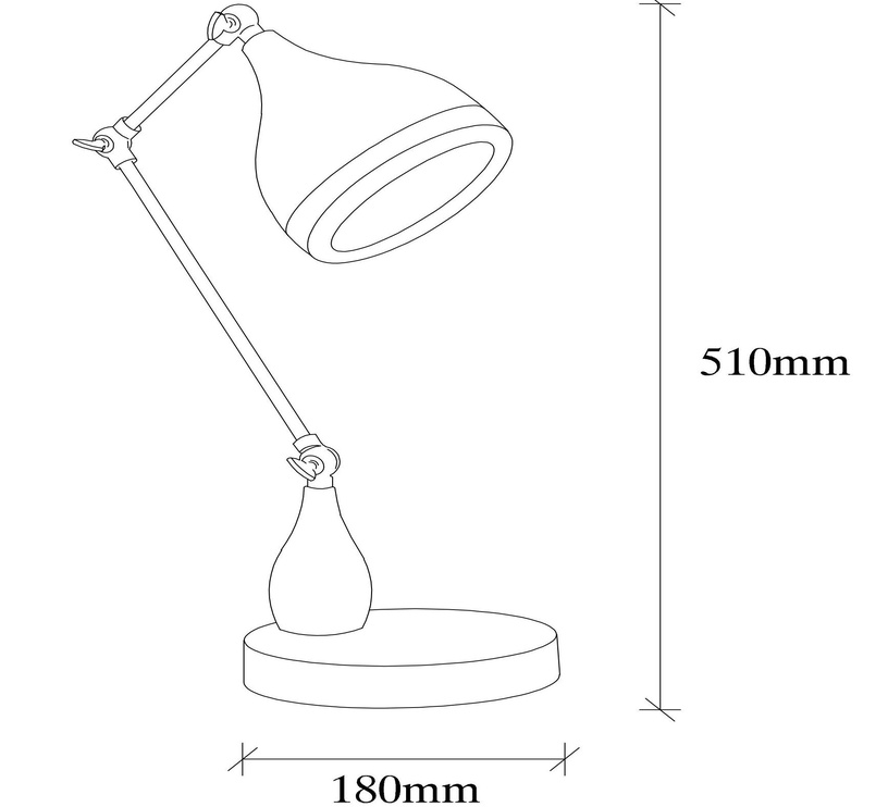 Lampa Opviq Yıldo 7015 892OPV1858, E27, brīvi stāvošs, 40W