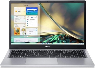 Sülearvuti Acer Aspire 3, Intel® Core™ i5-1235U, 16 GB, 512 GB, 15.6 ", Intel Iris Xe Graphics, hõbe