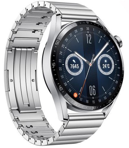 Nutikell Huawei GT 3 46mm Jupiter-B19T Watch GT 3 Elite, hõbe