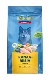 Sausā suņu barība Hau-Hau, vistas gaļa, 2 kg