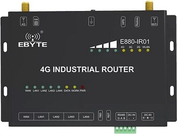 Maršrutizatorius HiSmart HS082307 Industrial Cellular Router, juoda