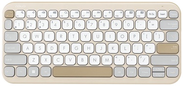 Клавиатура Asus KW100 EN, бежевый, беспроводная