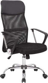 Офисный стул OTE Marco, 60.5 x 57 x 106.5 - 116 см, черный