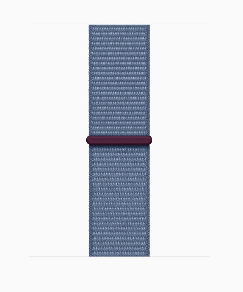 Умные часы Apple Watch Series 9 GPS + Cellular 41mm Silver Aluminium Winter Blue Sport Loop, серебристый
