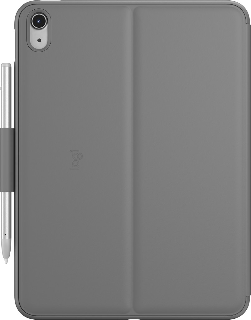 Klaviatūra Logitech Slim Folio Slim Folio, Angļu (UK), pelēka, bezvadu