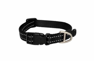 Kaklasiksna Rogz Utility Classic, melna, 200 - 310 mm x 11 mm