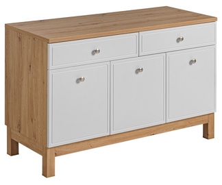 Шкаф для раковины Hakano Jero, белый/дубовый, 50 x 120 см x 75 см