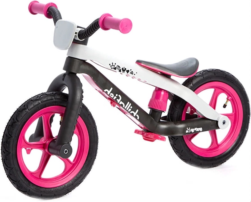 Balansinis dviratis Chillafish BMXie, rožinis, 12"