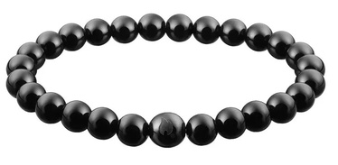 Браслет Zippo Agate Beads, черный
