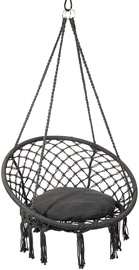 Šūpuļtīkls Royokamp Hanging Chair With Pillow, pelēka, 80 cm