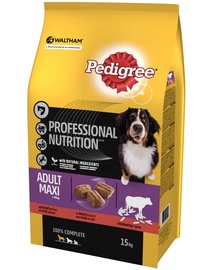 Sausā suņu barība Pedigree Professional Nutrition, 15 kg