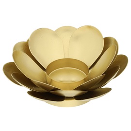 Svečturis 4Living Lotus 062567, metāls, zelta