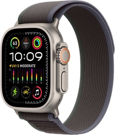 Умные часы Apple Watch Ultra 2 GPS + Cellular, 49mm Titanium Blue/Black Trail Loop S/M LT, титановый