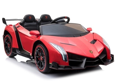 Bezvadu automašīna Lamborghini Veneno, sarkana