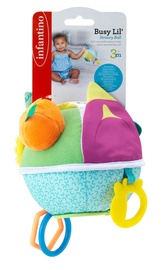 Attīstošās rotaļlietas Infantino Busy Lil Sensory Ball 315119, daudzkrāsaina