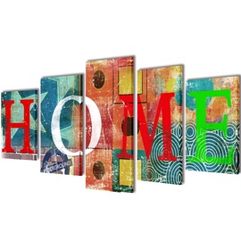 Фотокартина VLX Colourful Home 5pcs 241590, 1000 мм x 500 мм